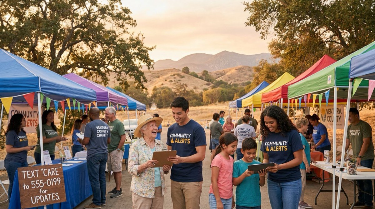 Community volunteers in Ventura County, California